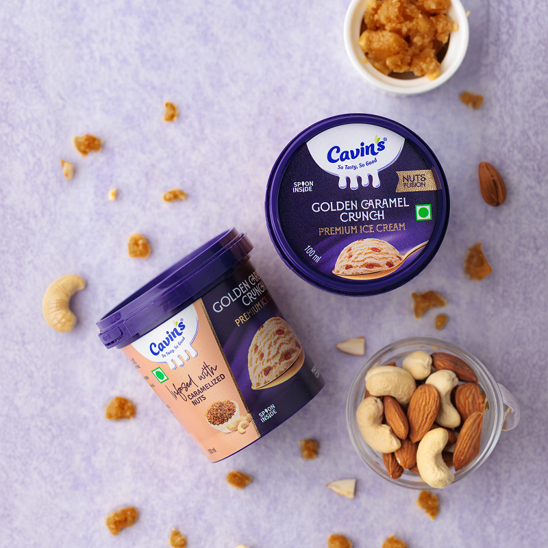 Golden Caramel Crunch Cup