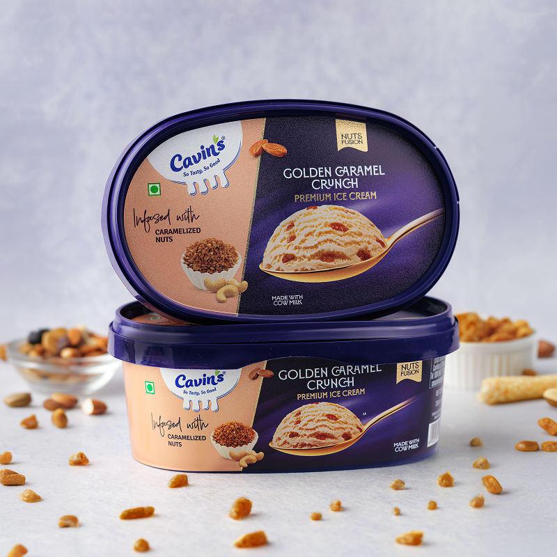 Golden Caramel Crunch Tub